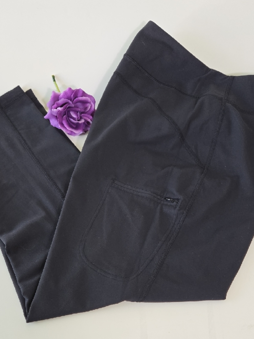Women's Black Active Pocket Leggings